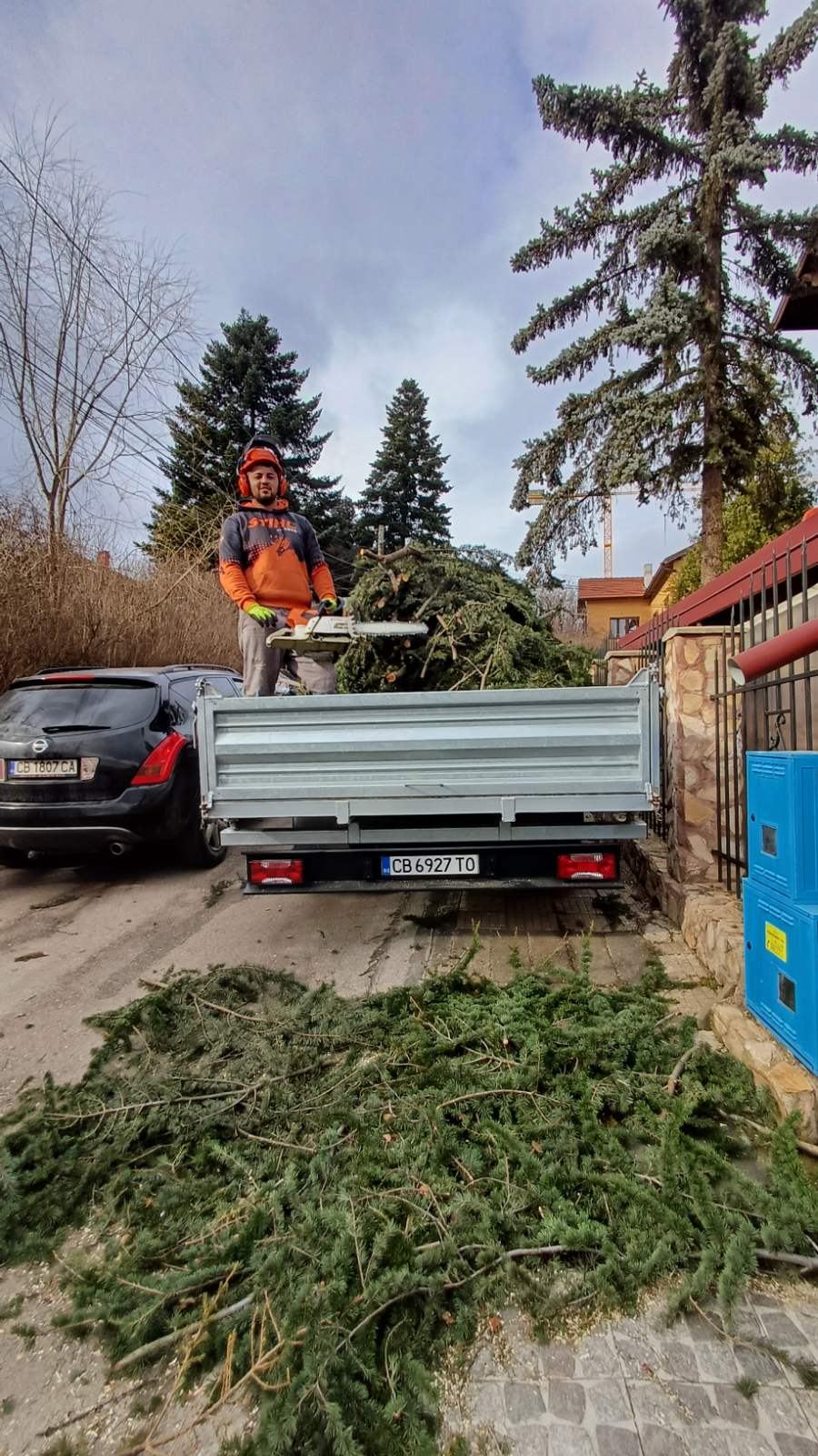 Извозване клони