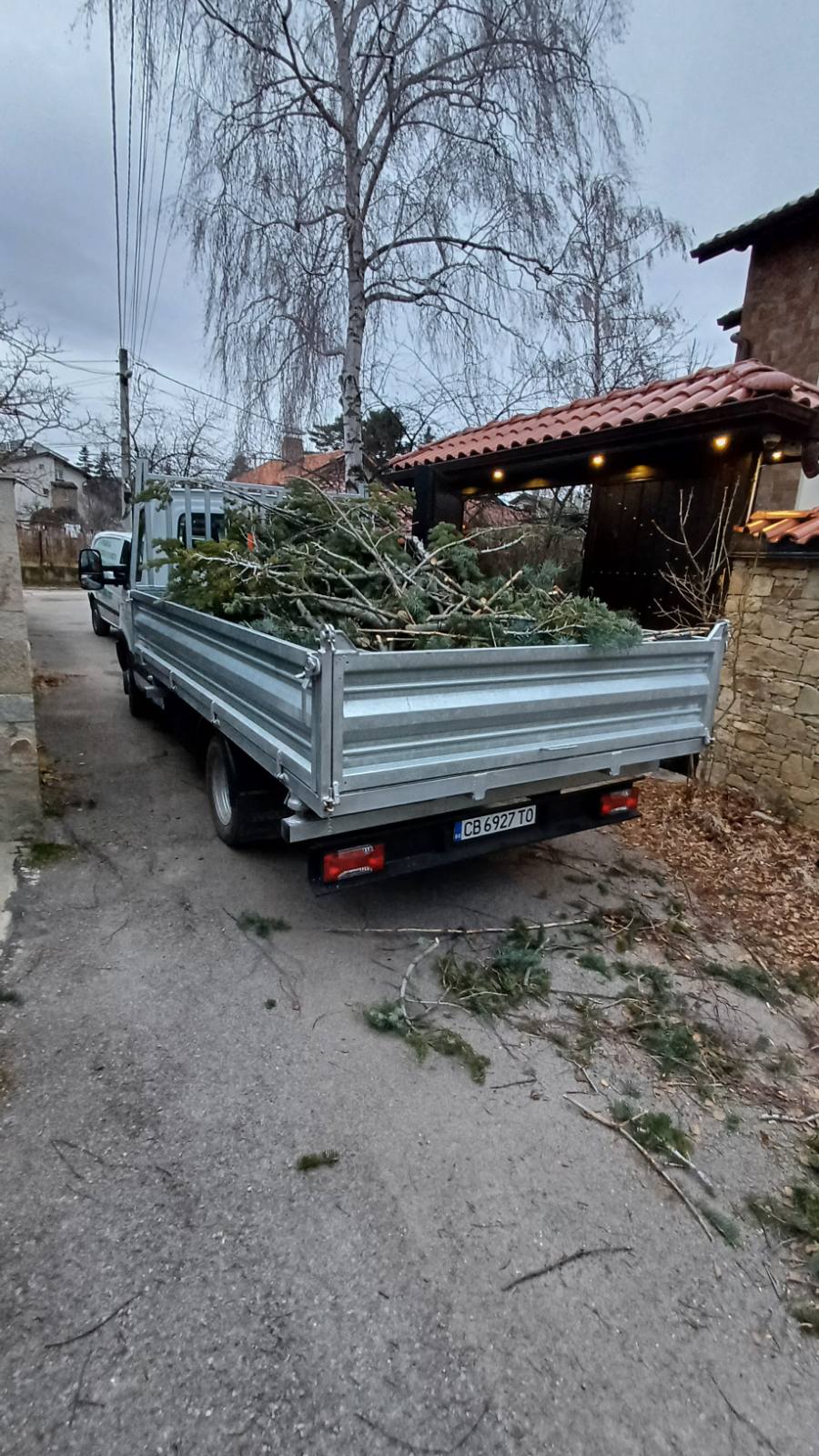 Камион натоварен